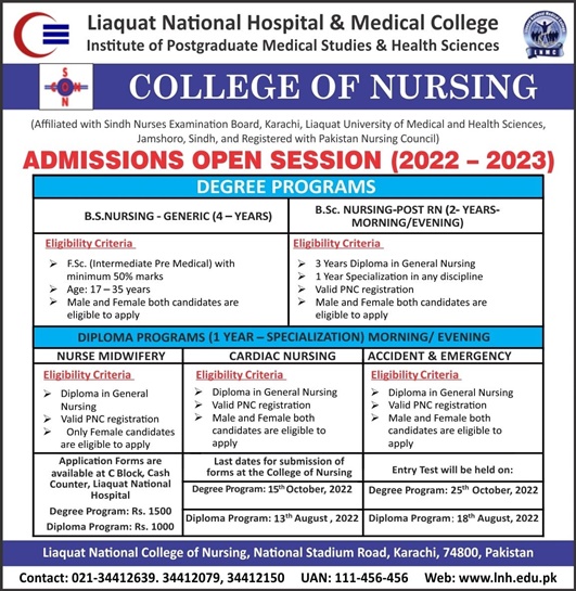  Admissions Open Session 2021 – 2022